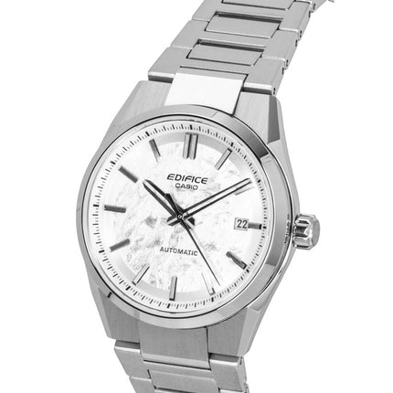 Casio Edifice Analog Edelstahl Silbernes Zifferblatt Automatik EFK-110D-7A 100M Herrenuhr