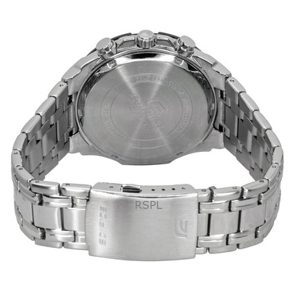 Casio Edifice Analog Standard Chronograph Edelstahl Blaues Zifferblatt Quarz EFR-539DE-2AV 100M Herrenuhr