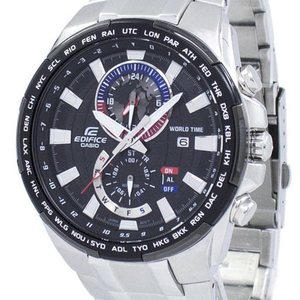 Casio Edifice Welt Zeit Quarz EFR-550D-1AV EFR550D-1AV Herrenuhr