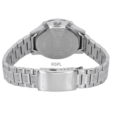 Casio Edifice Analog Chronograph Edelstahl Blaues Zifferblatt Quarz EFR-575D-2A 100M Herrenuhr
