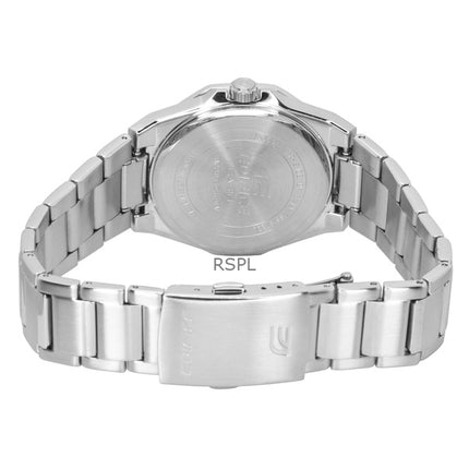 Casio Edifice Analog Edelstahl Silber Zifferblatt Quarz EFR-S108DE-8AV 100M Herrenuhr