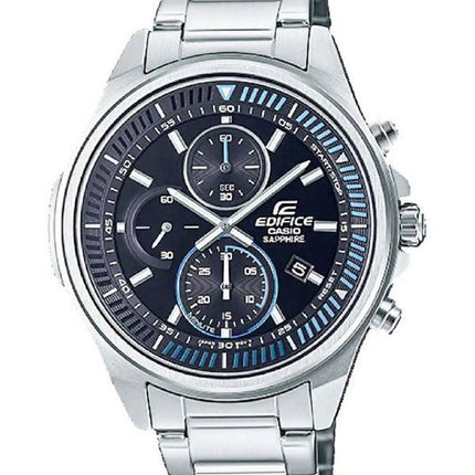 Casio Edifice Chronograph Analog Edelstahl Quarz EFR-S572D-1A EFRS572D-1 100M Herrenuhr