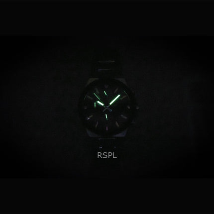 Casio Edifice Analog Chronograph Edelstahl Grünes Zifferblatt Solar EFS-S650D-3A 100M Herrenuhr