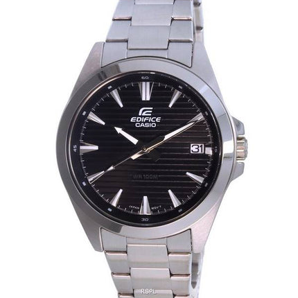 Casio Edifice Analog Edelstahl Quarz EFV-140D-1AV EFV140D-1 100M Herrenuhr