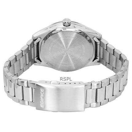 Casio Edifice Analog Edelstahl Blaues Zifferblatt Quarz EFV-160D-2A 100M Herrenuhr