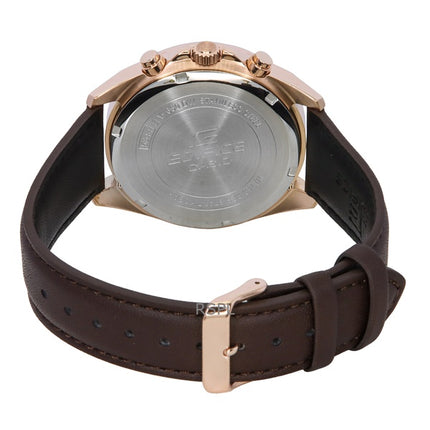 Casio Edifice Analog Standard Chronograph Braunes Zifferblatt Quarz EFV-650CL-5AV 100M Herrenuhr