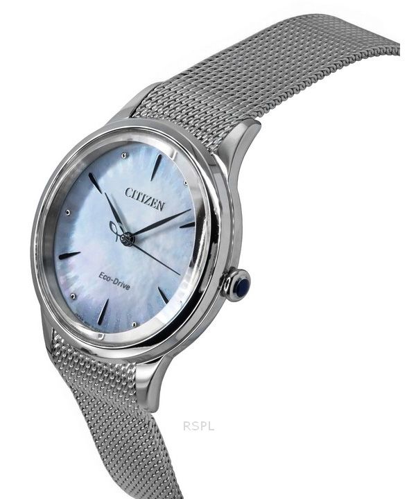 Eco Drive Damenuhr Perlmutt Citizen EM1073-18D Eco-Drive Elegance