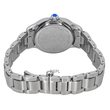 Citizen L Eco-Drive Damenuhr aus Edelstahl mit rosa Zifferblatt EM1160-58X