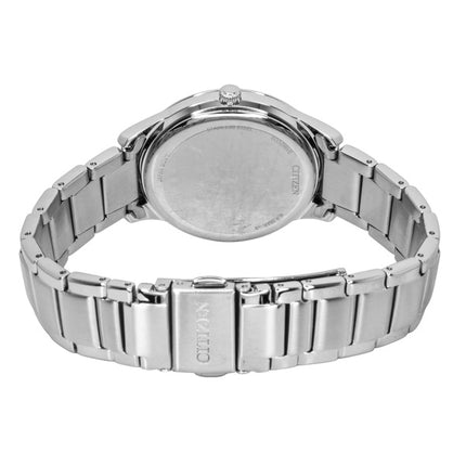 Citizen Eco-Drive Analog Edelstahl Rosa Zifferblatt Solar EM1220-58X Damenuhr