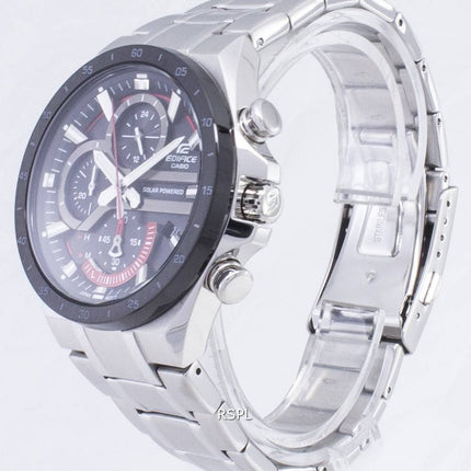 Casio Edifice-EQS-920DB-1AV EQS920DB1-AV Solar Chronograph Herrenuhr