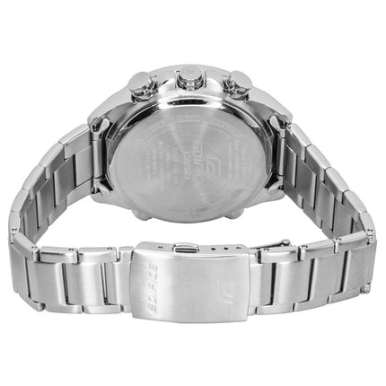 Casio Edifice Analog-Digital Herrenuhr, Edelstahl, schwarzes Zifferblatt, Quarzwerk, ERA-130D-1A, wasserdicht bis 100 m