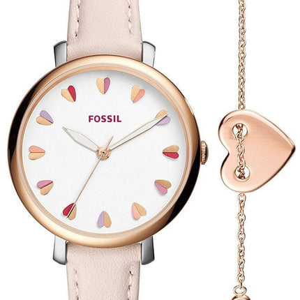 Fossil Jacqueline Quarz Schmuck Set ES4351SET Damenuhr