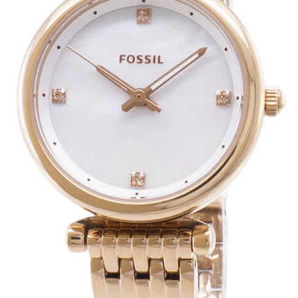 Fossilen Carlie ES4429 Quarz Analog Damenuhr