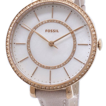 Fossilen Jocelyn ES4455 Diamant Akzenten Quarz Damenuhr
