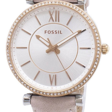 Fossilen Carlie ES4484 Diamant Akzenten Quarz Damenuhr