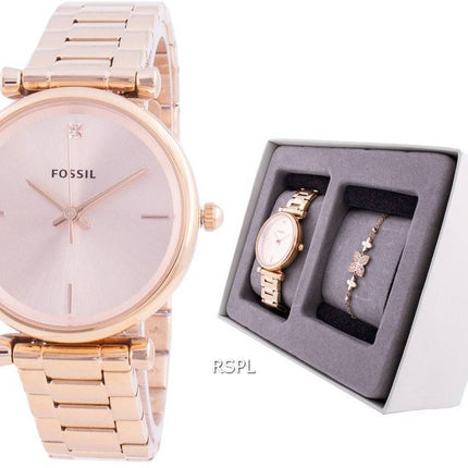 Fossile Carlie Mini ES4685SET Quarz Damenuhr