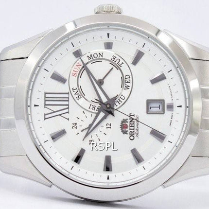 Orient sportlich automatische weisses Ziffernblatt ET0X005W Herrenuhr