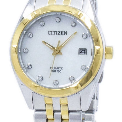 Citizen Analog Quarz Diamond Accent EU6054-58D Damenuhr