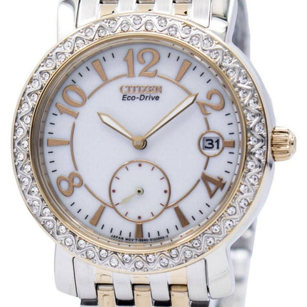 Citizen Eco-Drive Swarovski Kristall Akzente EV1016-58A Damenuhr