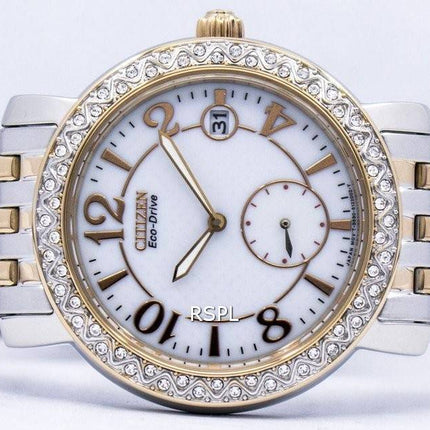 Citizen Eco-Drive Swarovski Kristall Akzente EV1016-58A Damenuhr