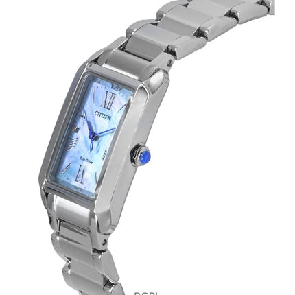 Citizen L Bianca Edelstahl Perlmutt Zifferblatt Eco-Drive EW5620-55N Damenuhr