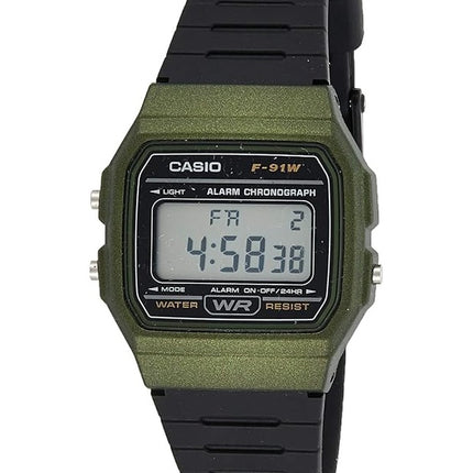 Casio Classic Täglicher Alarm F-91WM-3A F91WM-3A Herrenuhr