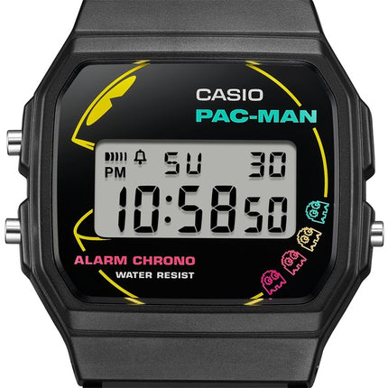 Casio Standard Digital PAC-MAN Collaboration Bio-basiertes Harzarmband Quarz F-91WPC-1A Unisex-Armbanduhr