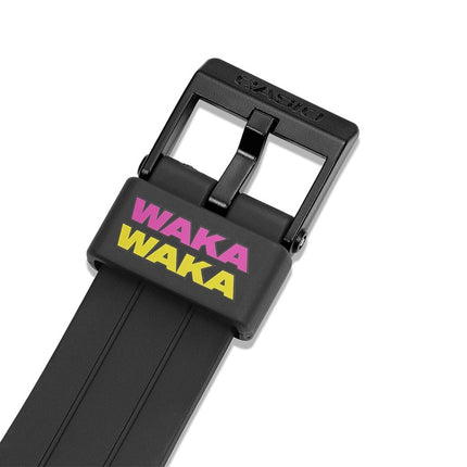 Casio Standard Digital PAC-MAN Collaboration Bio-basiertes Harzarmband Quarz F-91WPC-1A Unisex-Armbanduhr