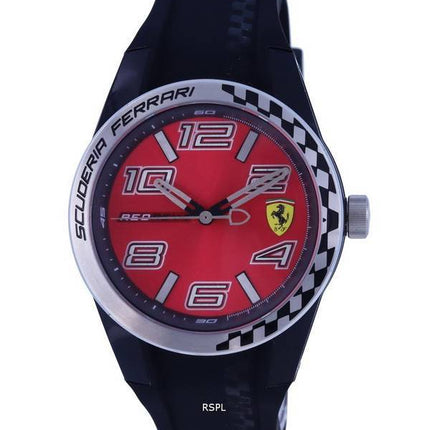 Ferrari Scuderia Redrev-T Silikon Rot Zifferblatt Quarz F0830335.G Herrenuhr