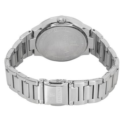 Festina Boyfriend Edelstahl Multifunktions Eisblaues Zifferblatt Quarz F16716-4 Damenuhr
