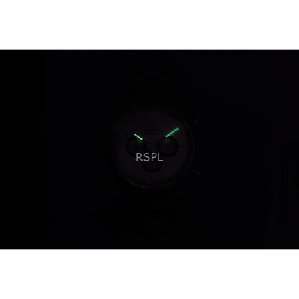 Festina Timeless Chronograph Edelstahl Weißes Zifferblatt Quarz F16820-Q Herrenuhr