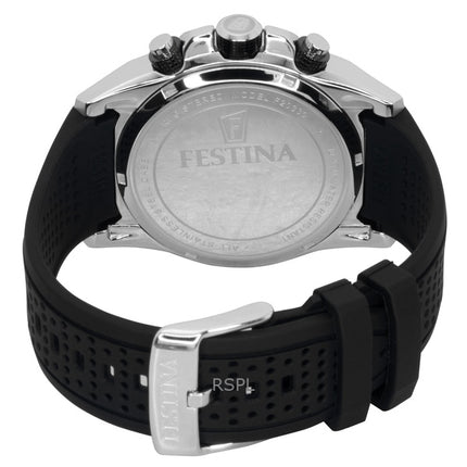 Festina The Originals Chronograph Kautschukarmband Grünes Zifferblatt Quarz F20330-B 100M Herrenuhr