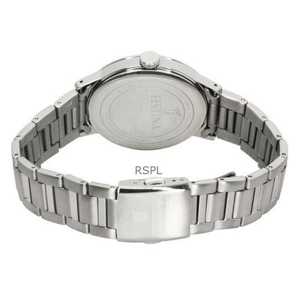 Festina Titangraues Zifferblatt Quarz F20435-2 Herrenuhr