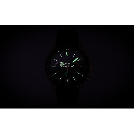 Festina Keramik Chronograph Kautschukarmband Schwarzes Zifferblatt Quarz F20516-2 100M Herrenuhr