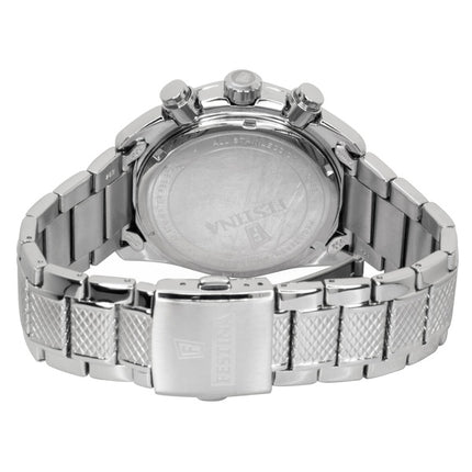 Festina Timeless Chronograph Edelstahl Blaues Zifferblatt Quarz F20668-5 100M Herrenuhr