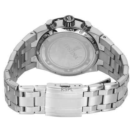 Festina Chrono Bike Chronograph Edelstahl Blaues Zifferblatt Quarz F20670-1 100M Herrenuhr