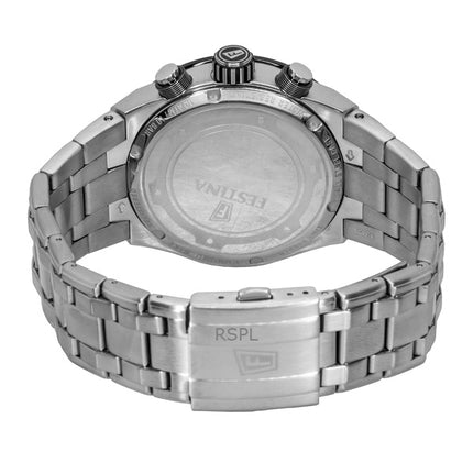 Festina Chrono Bike Chronograph Edelstahl Rotes Zifferblatt Quarz F20670-5 100M Herrenuhr