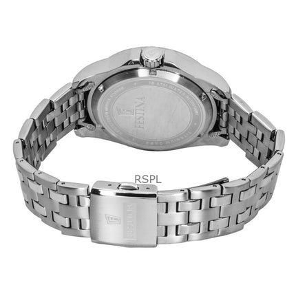 Festina Titan Schwarzes Zifferblatt Quarz F20696-3 100M Herrenuhr