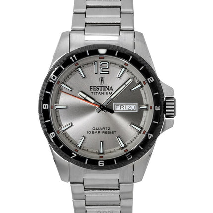Festina Titangraues Zifferblatt Quarz F20698-1 100M Herrenuhr