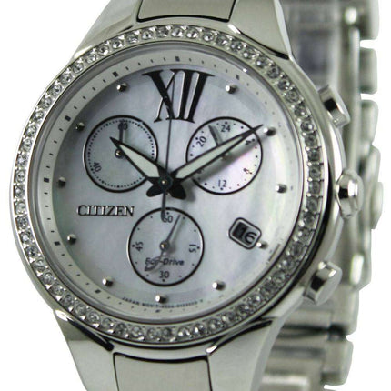 Überholter Citizen Eco Drive Diamond Accents Chronograph FB1321-56A Damenuhr