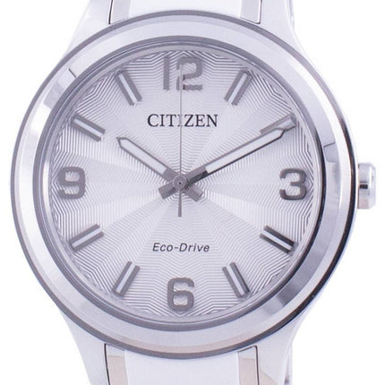 Citizen Silver Dial Edelstahl Eco-Drive FE7071-84A 100M Damenuhr