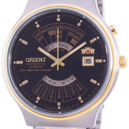 Orient Mehrjahreskalender Perpetual World Time Automatic FEU00000BW Herrenuhr
