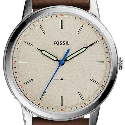 Herrenuhr Fossil minimalistisch schlank 3H-Quarz-FS5306