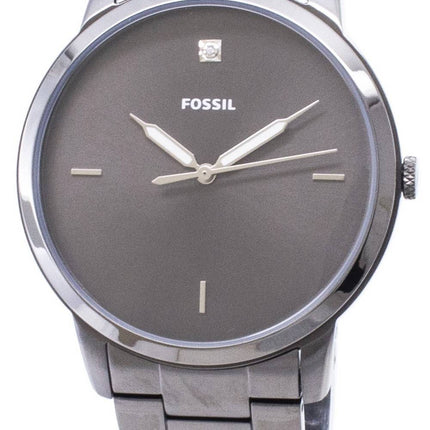 Fossilen minimalistischen FS5456 Quarz Analog Herrenuhr