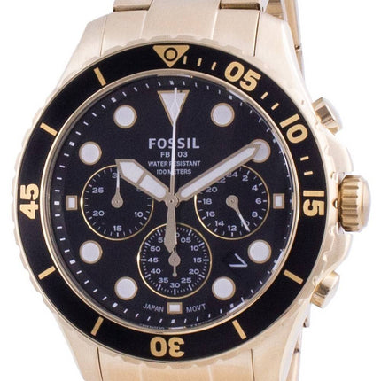 Fossil FB-03 Chronograph Edelstahl Quarz FS5727 100M Herrenuhr