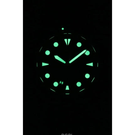 Fossil Breaker Silikonarmband schwarzes Zifferblatt Quarz Taucheruhr FS6062 200M Herrenuhr