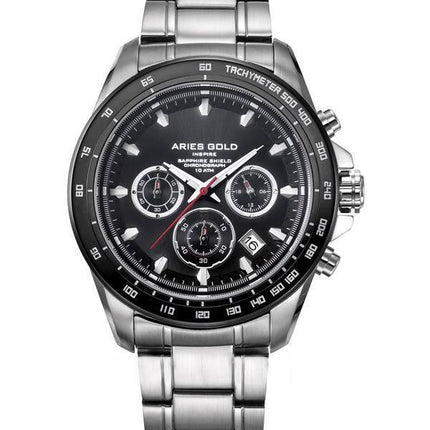 Widder Gold inspirieren Drifter Chronograph Quarz G 7001 SBK-BK Herrenuhr