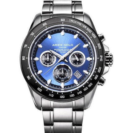 Widder Gold inspirieren Drifter Chronograph Quarz G 7001 SBK-BU Herrenuhr