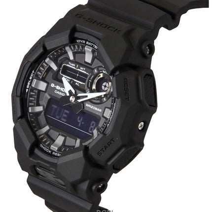 Casio G-Shock Analog-Digital-Armband aus biobasiertem Harz, schwarzes Zifferblatt, Quarz GA-010-1A1, 200 m, Herrenuhr