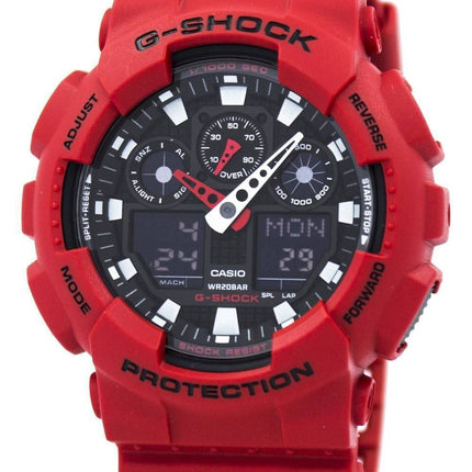Casio G-Shock GA-100 b-4A Analog Digital Herrenuhr